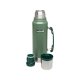 Stanley Classic Vakuum-Flasche, 1 Liter, 18/8 Edelstahl, Hammertone grün, Vakuum-Isolation