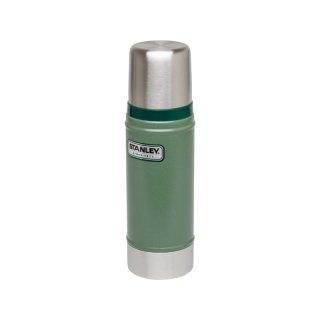 Vakuum-Flasche Hammertone grün Va 18/8 Edelstahl 0.47 Liter Stanley Classic 