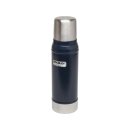 Stanley Classic, Vakuum-Flasche, 0.7 Liter, 18/8 Edelstahl, navy blau, Vakuum-Isolation, Edelstahl Trinkbecher