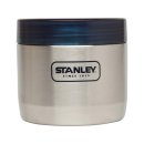 Stanley Adventure Steel Canister Set, Edelstahl 18/8,, 3 Aufbewahrungsdosen, transparent-blauer Deckel,