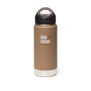 473ml/16oz Klean kanteen wide insulated  - isolierte Thermosflasche (loop cap)Farbe: Coyote Brown, braun