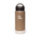 473ml/16oz Klean kanteen wide insulated  - isolierte Thermosflasche (loop cap)Farbe: Coyote Brown, braun