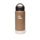 592ml/20oz kanteen wide insulated  - isolierte Thermosflasche (loop cap)Farbe: Coyote Brown, braun