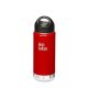 473ml/16oz Kanteen®Wide Vacuum-isolierte Thermosflasche (Stainless Loop Cap)-Farbe:Sangria Red, rot