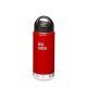 473ml/16oz Kanteen&reg;Wide Vacuum-isolierte Thermosflasche (Stainless Loop Cap)-Farbe:Sangria Red, rot