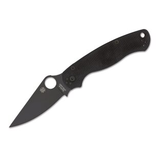 Spyderco Para-Military 2 Black G10 Plain USA