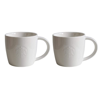 Starbucks Tasse Venti Serie Weiß Collectors - Doppelpack