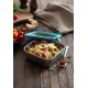 Klean Kanteen Lunch Box Edelstahl - Agave Mint Türkis 591ml quadrat