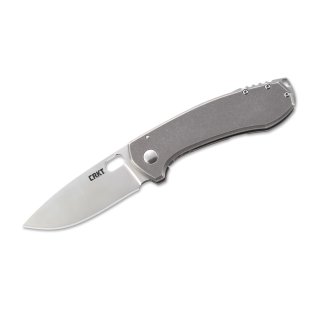 Columbia River Knife & Tool Taschenmesser CRKT Amicus Serrated, silber, 5446