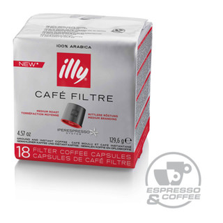 Illy Iperespresso Kapseln - Filterkaffee - 18 Kapseln normale Röstung Stückpreis