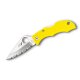 Spyderco LadyBug Salt Serrated yellow Japan