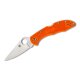 Spyderco Delica 4 Lightweight Flat Ground Orange Japan