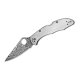 Spyderco Delica 4 Titanium Damascus