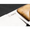 Manly Blaze CPM-154 Walnut Feststehendes Messer, Braun, 24,5 cm