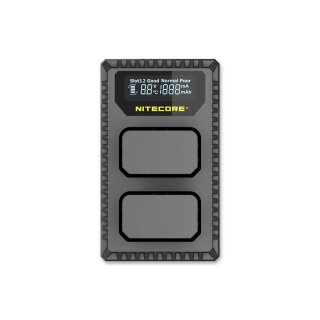 Nitecore Ladegerät USN1 für Sony Kamera Akkus