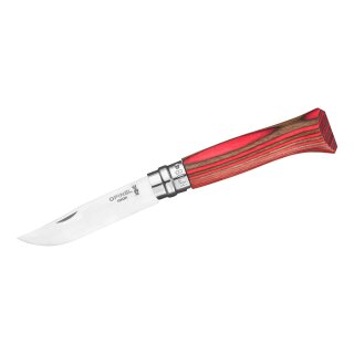 Opinel No 08, Birke, rot