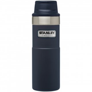 Stanley Legendary Classic Einhand-Vakuum-Thermobecher 0.47 L, 18/8 Edelstahl, Doppelwandig Vakuumisoliert, Isolierbecher Kaffeebecher Teebecher Trinkbecher