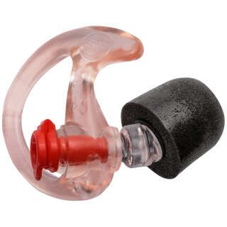 Surefire Gehörschutz EP7 Größe L Geräusch-Filternde Sonic aus Schaumstoff, Farblich Sortiert, Transparent, M, LAS-EP7-MPR