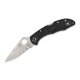 Spyderco Thin Blue Line Delica 4 Lockback Stainless C11FPSBKBL Pocket Knife Knives