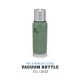 Stanley Adventure Stainless Steel Vacuum Bottle 739 ml / 25OZ Hammertone Green – Edelstahl-Thermoskanne | BPA-frei |Hält heiß oder kalt | Deckel fungiert als Trinkbecher