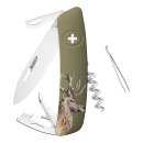SWIZA Schweizer Messer, 12 Funktionen, olivfarben...