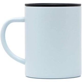 Mizu - Camp Cup | 14 oz. Double Wall Stainless Steel Vacuum Insulated | Sip Through Lid | Hellblau