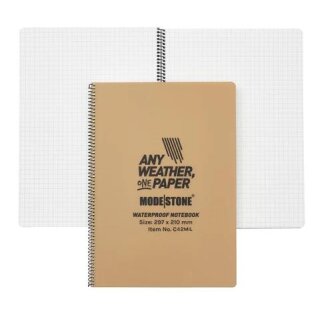 Waterproof Notebook Tan 30 Seiten