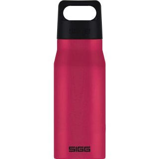SIGG Explorer Deep Magenta Trinkflasche (0.75 L), schadstofffreie & auslaufsichere, robuste & geruchsneutrale Trinkflasche aus Edelstahl