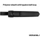 Morakniv Garberg Full Tang Messer mit fester Klinge aus Karbonstahl, 10,9 cm, Polyscheide, Schwarz