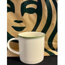 Starbucks Mug Tasse Becher Siren Green Rim Grüner Rand 355ml