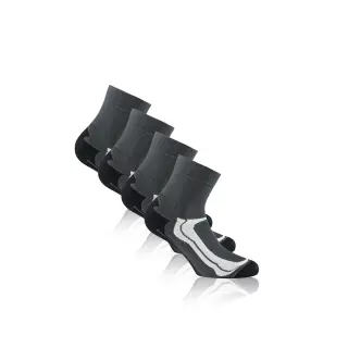 Rohner Quarter Sport 2er Pack EU(43-46) grey