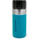 Stanley Vacuum Insulated Water Bottle 473 ml / 16OZ Lake Blue  Trinkflasche für kalte Getränke - durchsichtiger Verschluß - BPA-frei - Spülmaschinenfest