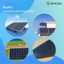 NuaFix – Verstellbare Solarpaneel Halterung 15-30° – Silber