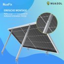 NuaFix – Verstellbare Solarpaneel Halterung 15-30° – Silber