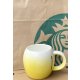 Starbucks Tasse Gelb Weiß / Farbverlauf 12 fl.oz