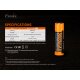 Fenix ARB-L21-5000 V2.0 LiIon Akku 21700 3,6V