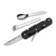 TB Outdoor Bivouac Black Taschenmesser Besteck
