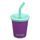 296ml Kid Kanteen®Kid Steel Cup (Kid Straw Lid)- Sparkling Grape