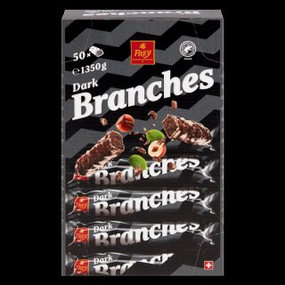 Frey Branches Classic Schokoriegel Noir 50er-Pack, 1.34 kg