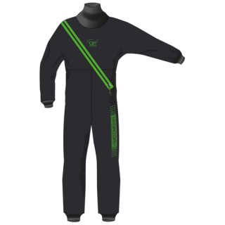 Dry Fashion SUP-PerformanceTrockenanzug Schwarz, Neongrün 82 M