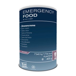 EMERGENCY FOOD Zitronencreme Dose