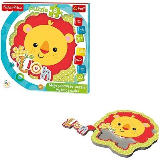 Trefl - 36120 - Baby Fun Puzzle - Lion Cub - 6 Teilig