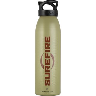 SureFire Water Bottle, Invictus, Tan, Aluminum, 24 fl oz #BTL-TN-003
