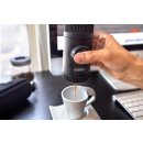 Klean Kanteen Edelstahl Thermobecher Rise Tumbler 473ml + Wacaco Nanopresso tragbare Espressomaschine