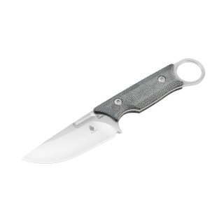 Kizer Cabox Micarta Black Festehendes Messer mit Ring