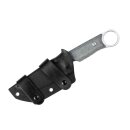 Kizer Cabox Micarta Black Festehendes Messer mit Ring