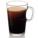 Nespresso 2er Set Mugs Tassen der VIEW Serie Kaffee Tee Kakao Tassen aus Glas