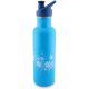 Klean Kanteen Schneeflocken Trinkflasche 800ml, Sport Cap, blau
