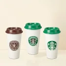 Starbucks Reusable Hot Cups - 3 Tassen mit 3 Deckeln