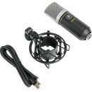 Mackie EM-91CU USB-Studiomikrofon Metallgehäuse, inkl Spinne + Kabel